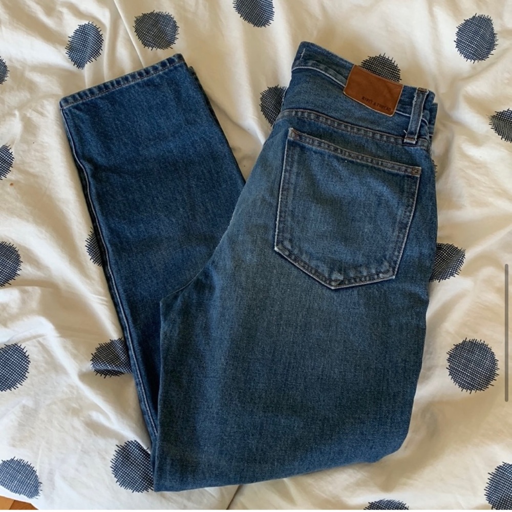 Rivet & Thread Perfect Vintage Crop Jeans in Clarkdale Wash 28